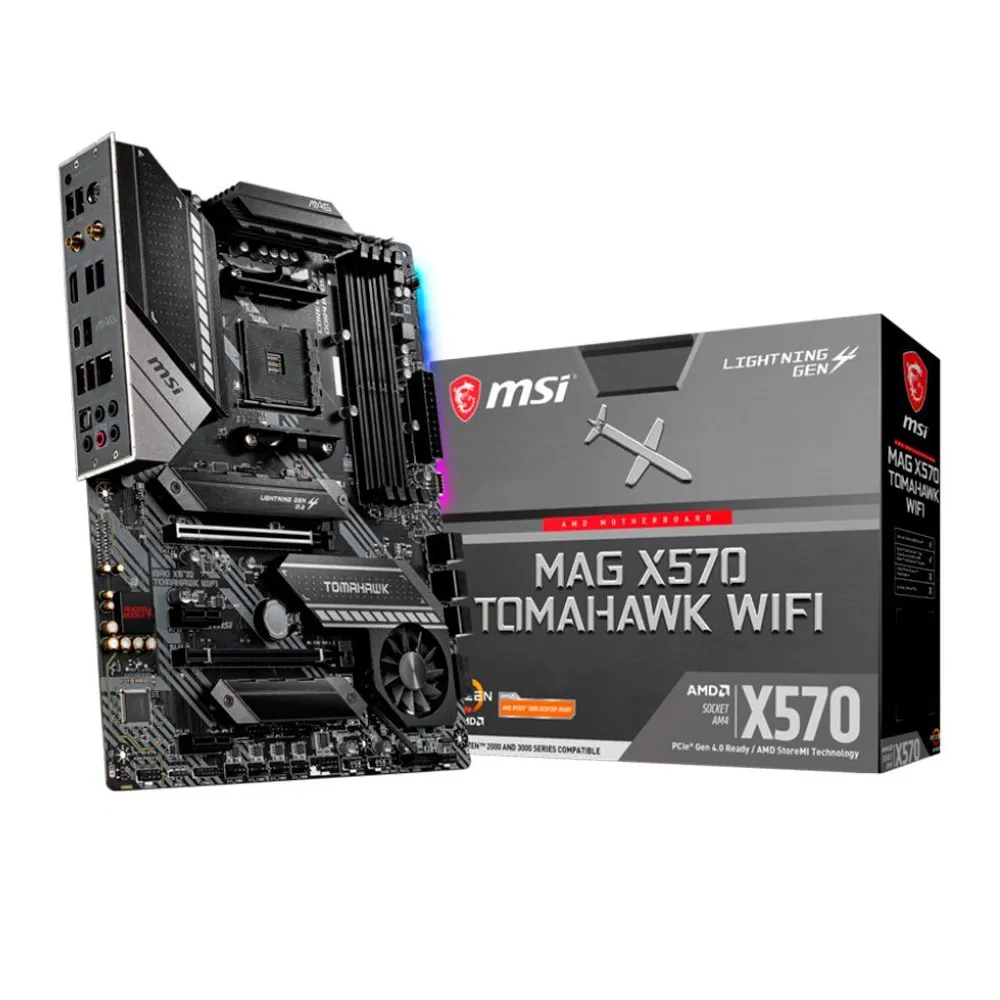 Msi main board desktop mag x570 tomahawk wifi (am4 4xddr4 Msi - 1