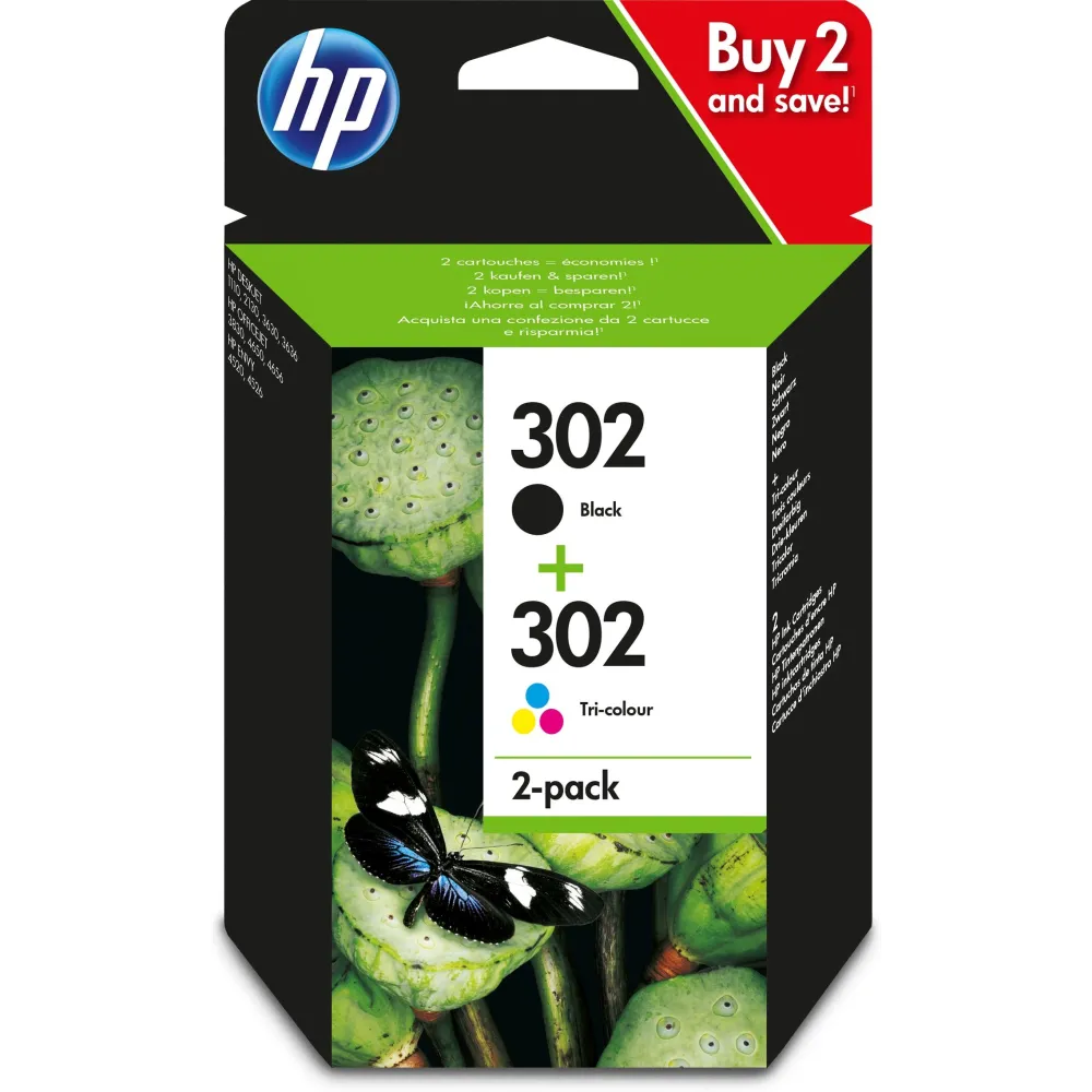 Cartuse Cerneala Pack HP No.302 Black & Color Hp - 1