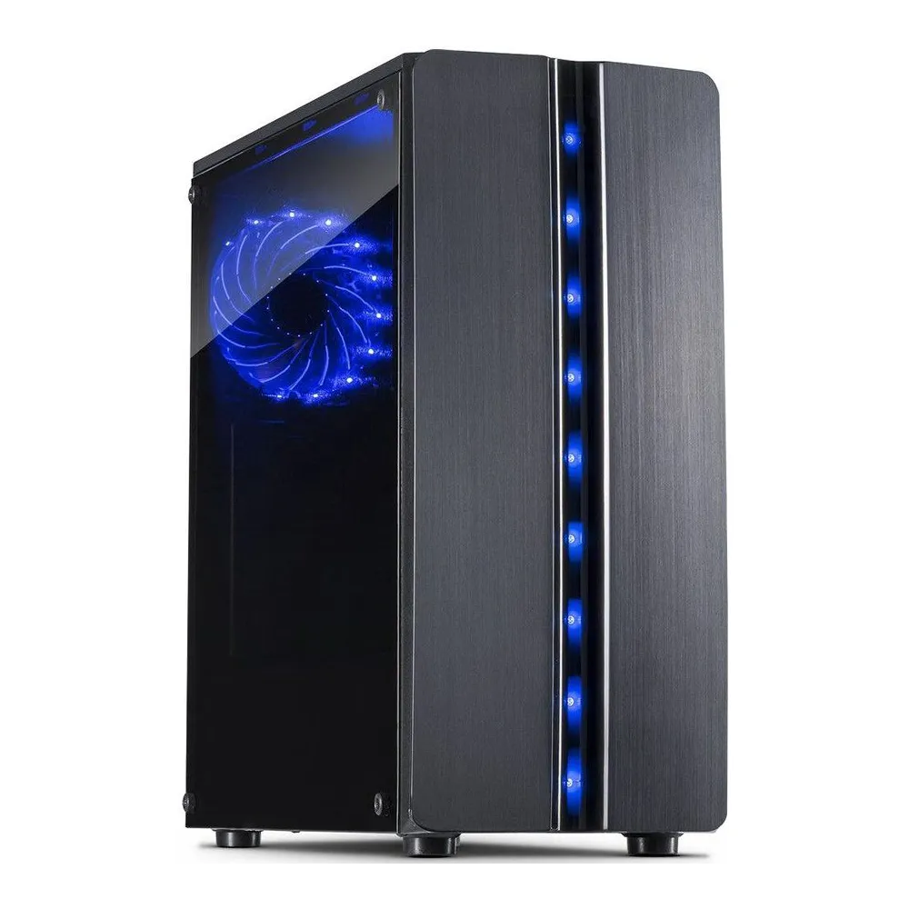 Chassis inter-tech thunder gaming midi tower atx 1xusb3.0 2xusb2.0 hd Inter-tech - 1