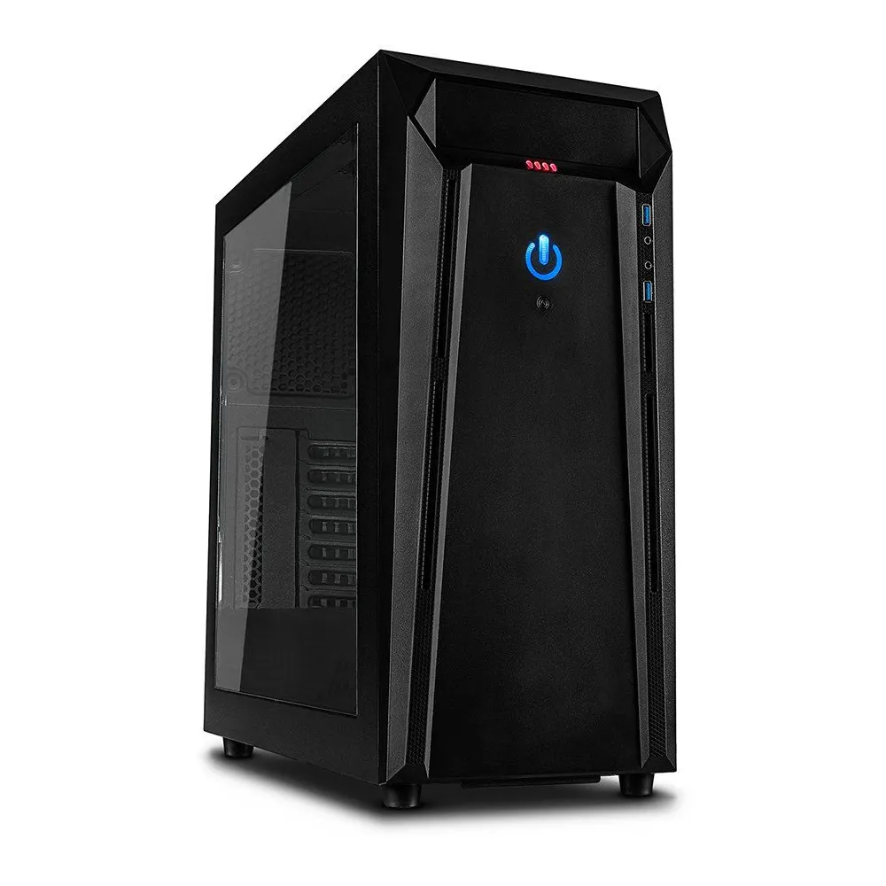 Chassis inter-tech n21-02 arthurus atx 2 x usb 3.0 hd-audio Inter-tech - 1