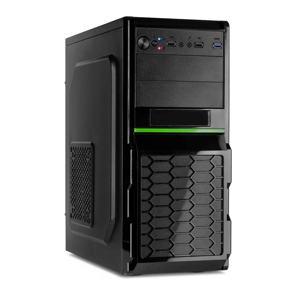 Inter-tech gm-c12 secc steel atx mid tower case without power Inter-tech - 1