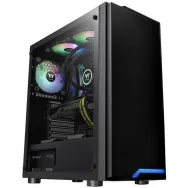 Carcasa thermaltake h100 tempered glass neagra spcc steel atx mid Thermaltake - 1