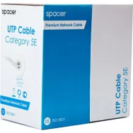 Rola cablu  utp spacer cat5e 305m cupru-aluminu solid awg24 0.51mm 0.21mm2  rcat5ecca Spacer - 1