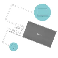 i-tec C31MYSAFE35 carcasă disc memorie Carcasă HDD Aluminiu, Turcoaz 3.5" I-tec - 3