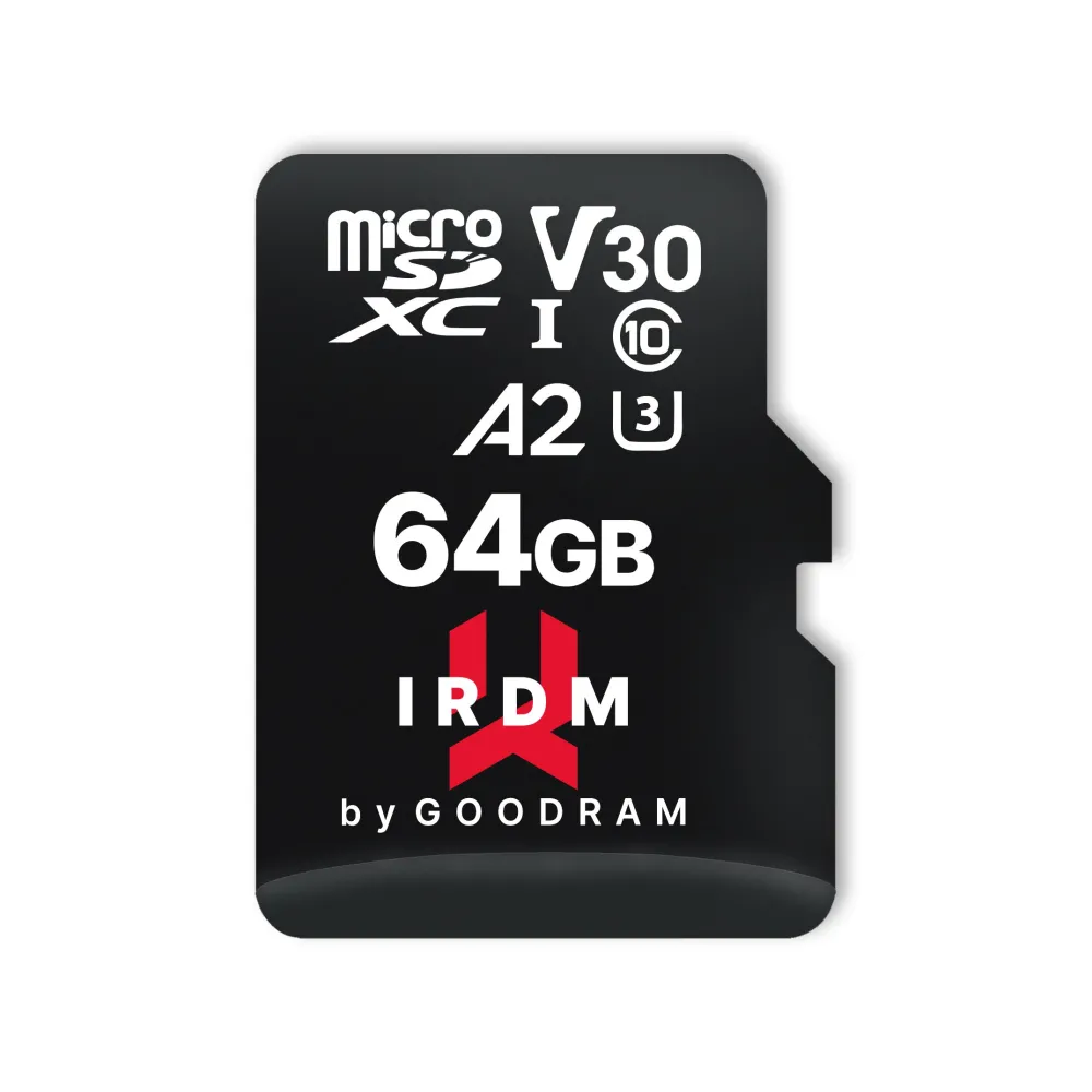Goodram IRDM M2AA 64 Giga Bites MicroSDXC UHS-I Clasa 10 Goodram - 1