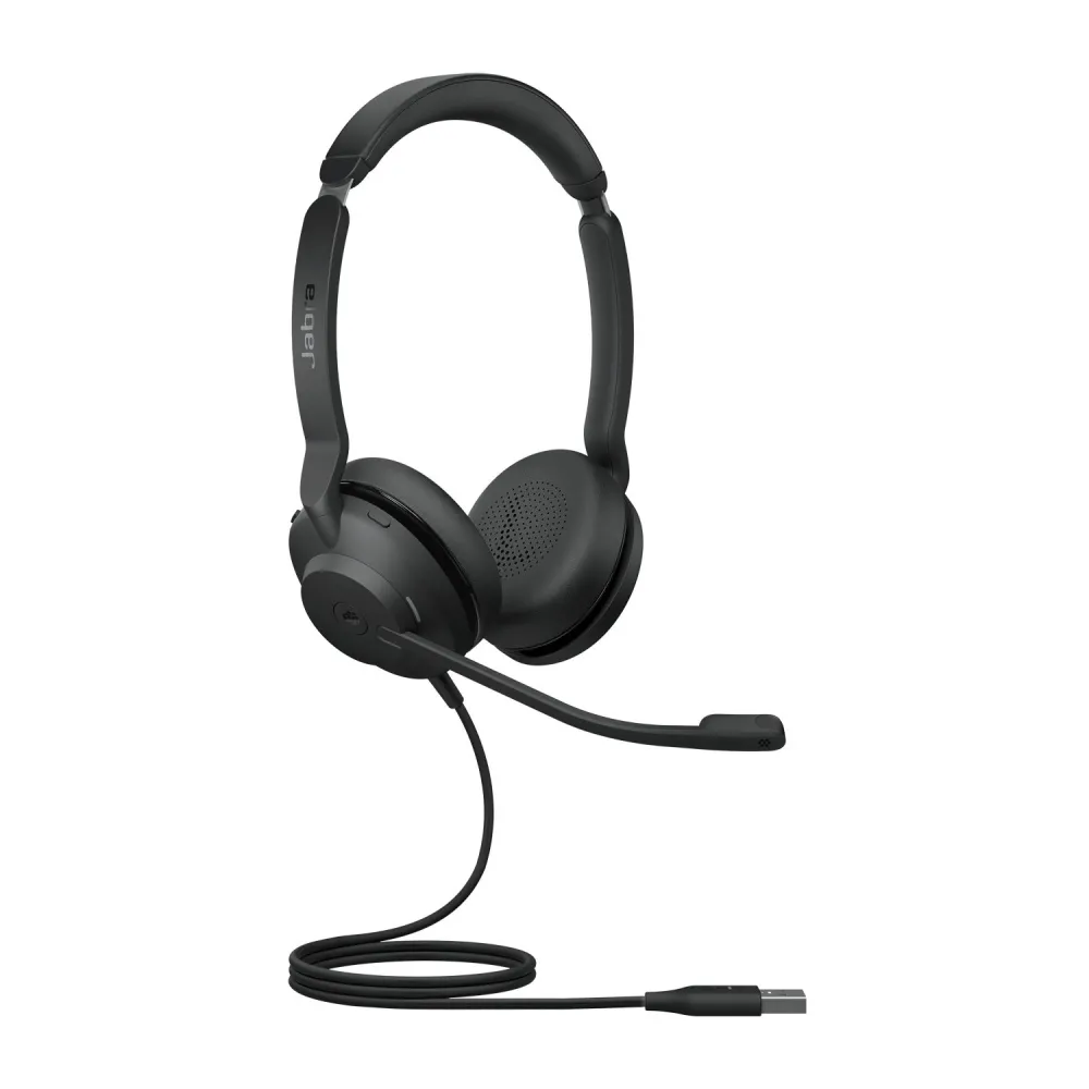 Jabra Evolve2 30, MS Stereo Căști Prin cablu Bandă de fixare pe cap Birou/Call center USB Tip-A Negru Jabra - 1