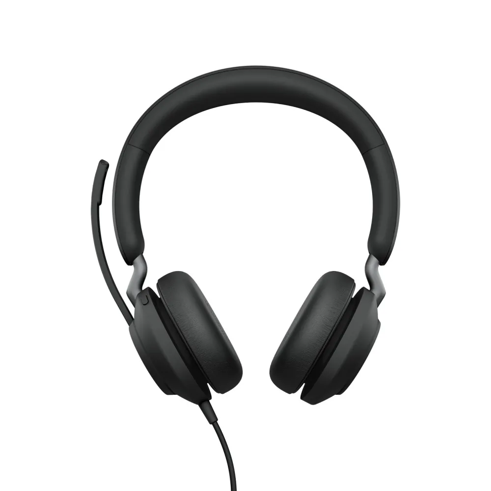 Jabra Evolve2 40, MS Stereo Căști Prin cablu Bandă de fixare pe cap Birou/Call center USB Tip-A Negru Jabra - 1