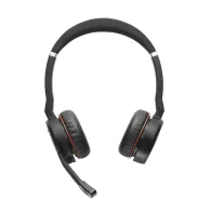Jabra Evolve 75 UC Stereo Căști Prin cablu & Wireless Bandă de fixare pe cap Birou/Call center Micro-USB Bluetooth Negru, Roşu J