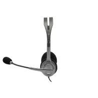 Logitech Stereo Headset H110 Căști Prin cablu Bandă de fixare pe cap Birou/Call center Negru, Argint Logitech - 3