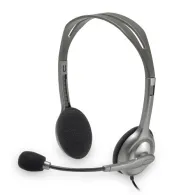 Logitech Stereo Headset H110 Căști Prin cablu Bandă de fixare pe cap Birou/Call center Negru, Argint Logitech - 6