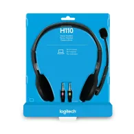 Logitech Stereo Headset H110 Căști Prin cablu Bandă de fixare pe cap Birou/Call center Negru, Argint Logitech - 7