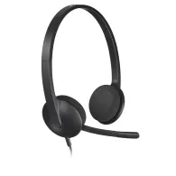 Logitech H340 USB Computer Headset Căști Prin cablu Bandă de fixare pe cap Birou/Call center USB Tip-A Negru Logitech - 5