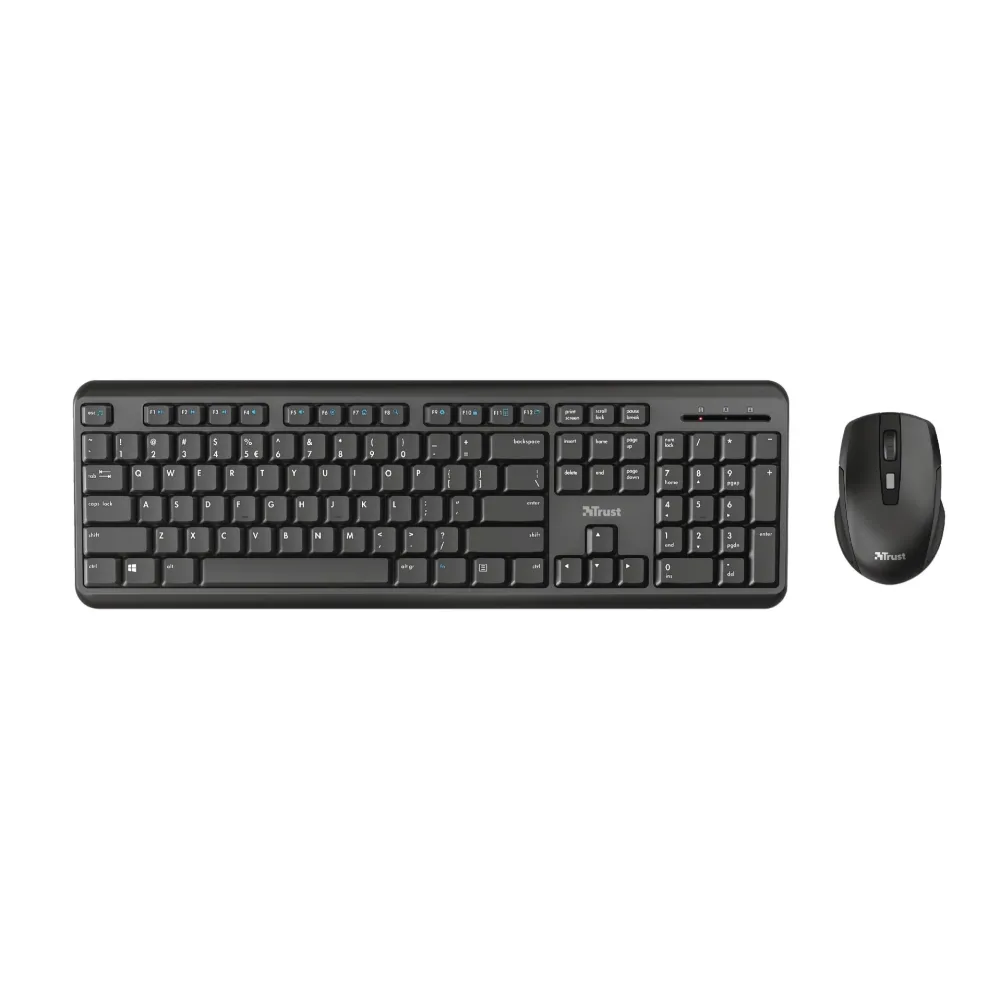 Trust ody wireless silent keyboard+mouse tr-23942 (include tv 0.8lei) Trust - 1
