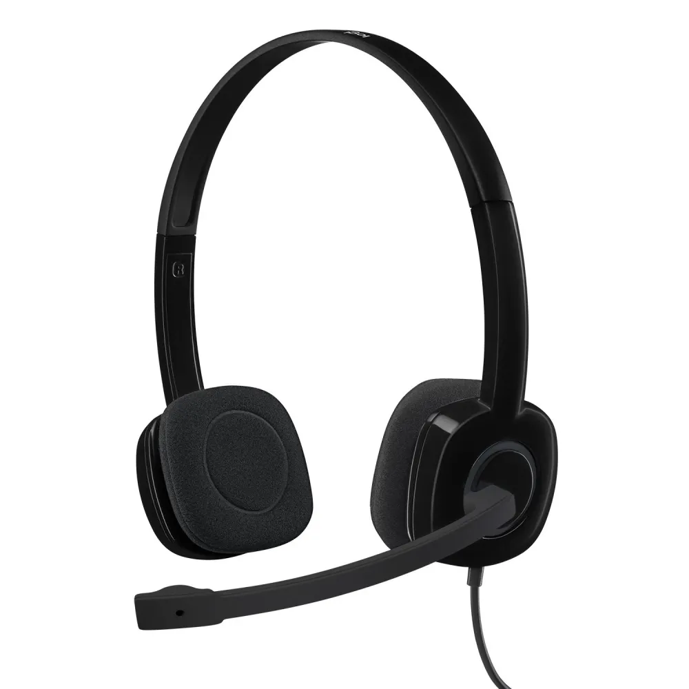 Logitech H150 Stereo Headset Căști Prin cablu Bandă de fixare pe cap Birou/Call center Negru Logitech - 1
