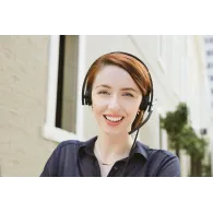 Logitech USB Headset Stereo H650e Căști Prin cablu Bandă de fixare pe cap Birou/Call center Negru, Argint Logitech - 4