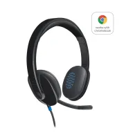 Logitech H540 USB Computer Headset Căști Prin cablu Bandă de fixare pe cap Birou/Call center USB Tip-A Negru Logitech - 1