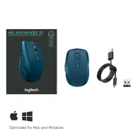 Logitech MX Anywhere 2S Wireless Mobile Mouse mouse-uri Mâna dreaptă RF Wireless + Bluetooth 4000 DPI Logitech - 7