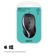 Logitech Corded Mouse M500 mouse-uri Mâna dreaptă USB Tip-A Cu laser 1000 DPI Logitech - 6