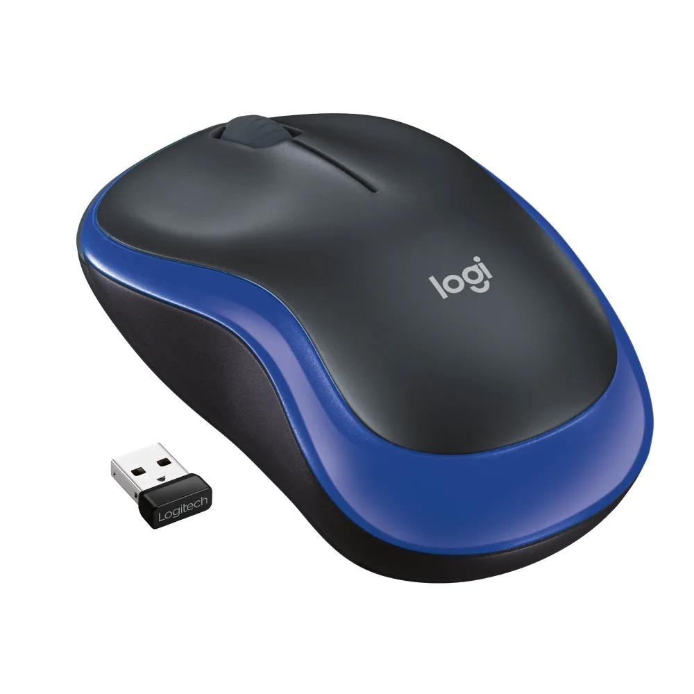 Logitech Wireless Mouse M185 mouse-uri Ambidextru RF fără fir Optice 1000 DPI Logitech - 1