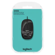 Logitech Mouse M105 mouse-uri Ambidextru USB Tip-A Optice 1000 DPI Logitech - 5