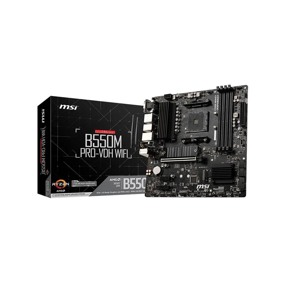Placa de baza Msi B550M PRO-VDH Wi-Fi Msi - 1