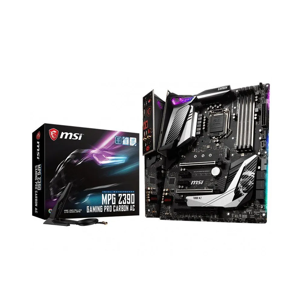 Msi main board desktop mpg z390 gaming pro carbon ac Msi - 1