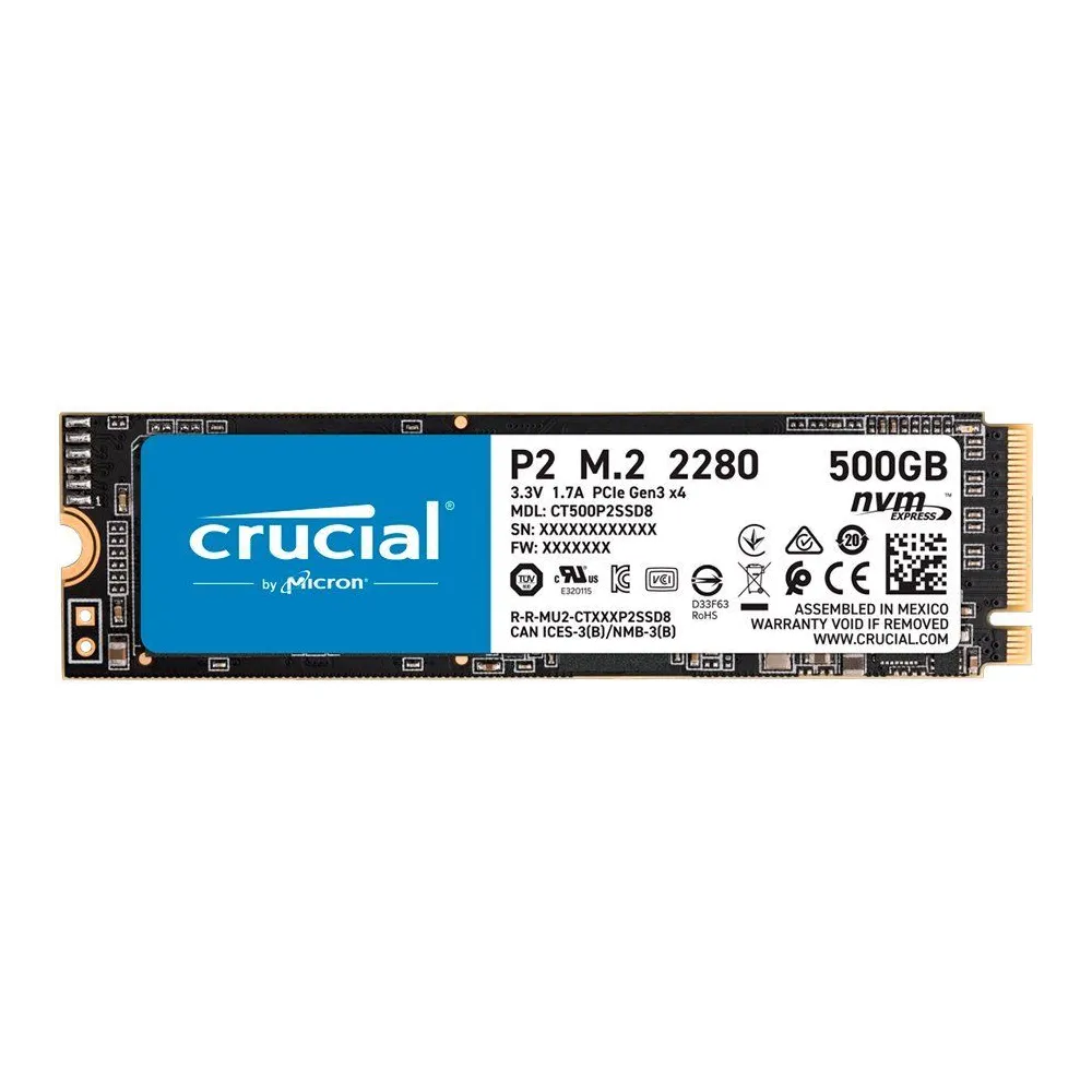 SSD intern Crucial P2 500GB PCI Express 3.0 Crucial - 1