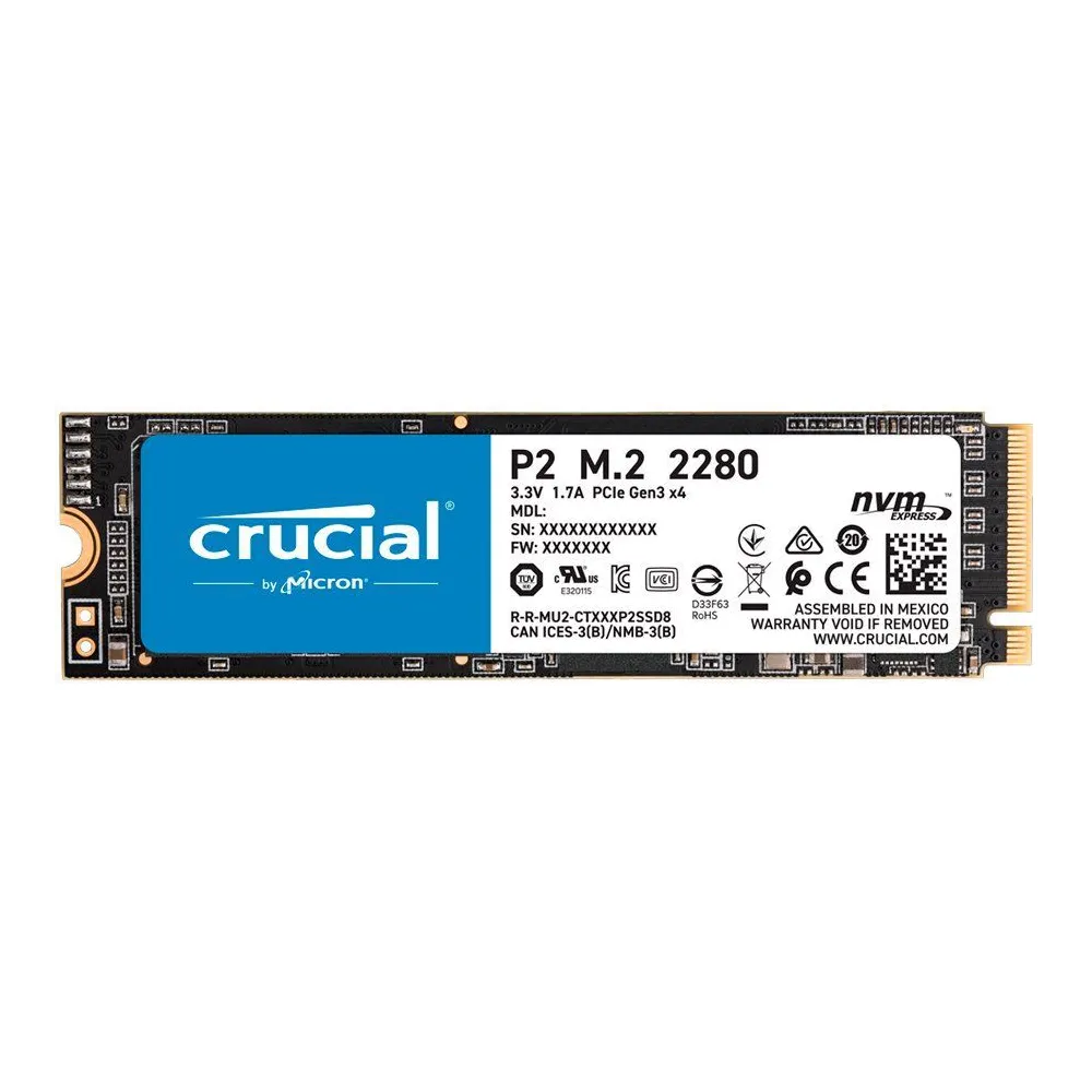 SSD intern Crucial P2 1TB PCI Express 3.0 Crucial - 1