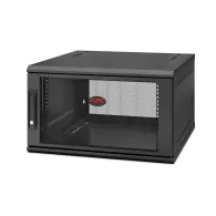 APC NetShelter WX 6U Single Hinged Wall-mount Enclosure 600mm Deep Raft montat pe perete Negru Apc - 1