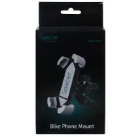 Suport bicicleta spacer pt smartphone multi-purpose fixare de bare de diferite dimensiuni negru spbh-mp-01 Spacer - 1