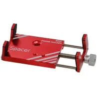 Suport bicicleta spacer pt. smartphone fixare de ghidon metalic rosu cheie de montare  spbh-metal-red Spacer - 1