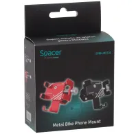 Suport bicicleta spacer pt. smartphone fixare de ghidon metalic rosu cheie de montare  spbh-metal-red Spacer - 1