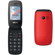 Telefon mm817 dual sim red + stand incarcare mm817 red (include tv 0.5lei) Maxcom - 1