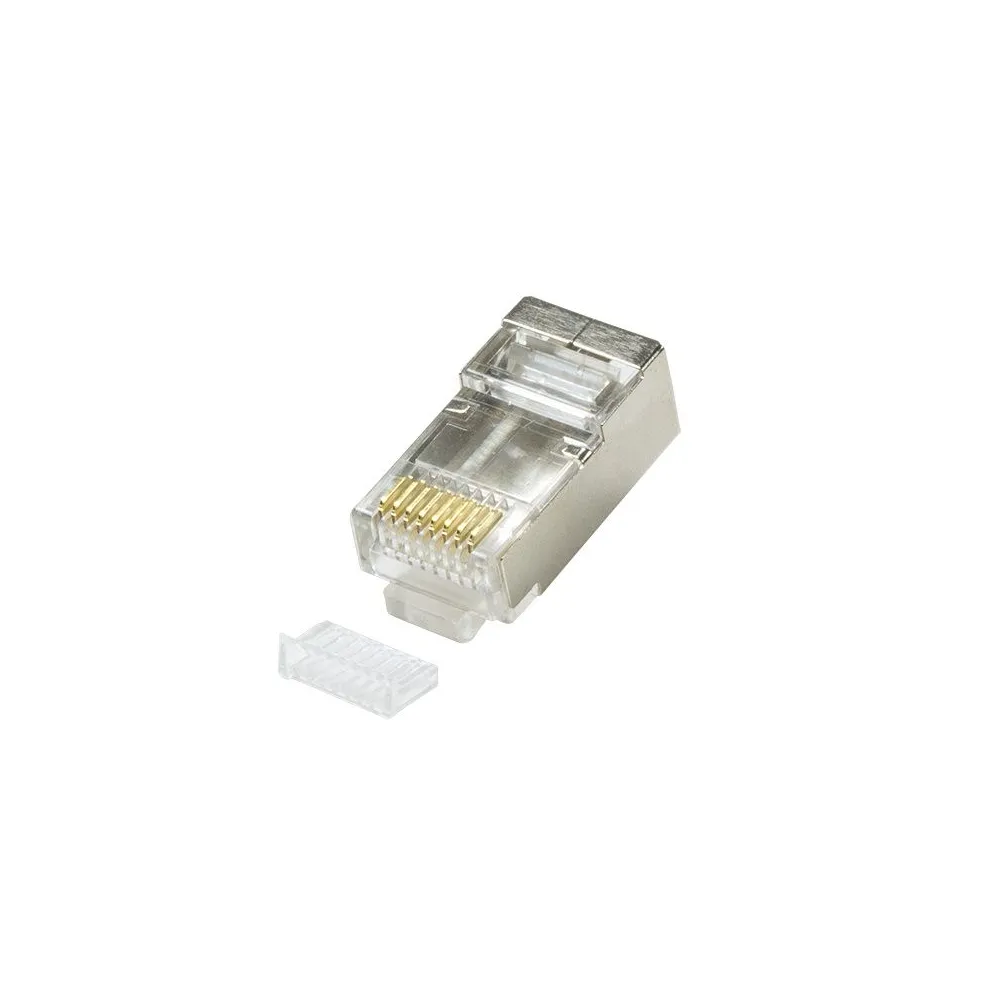 Mufa rj-45 logilink pt. cablu ftp sftp cat5e rj-45 (t) ecranat plastic cu metal cu insertie 100 buc mp0004 Logilink - 1