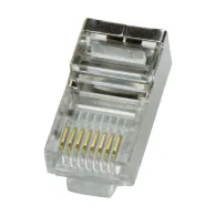 Mufa rj-45 logilink pt. cablu ftp sftp cat5e rj-45 (t) ecranat plastic cu metal 100 buc mp0003 Logilink - 1