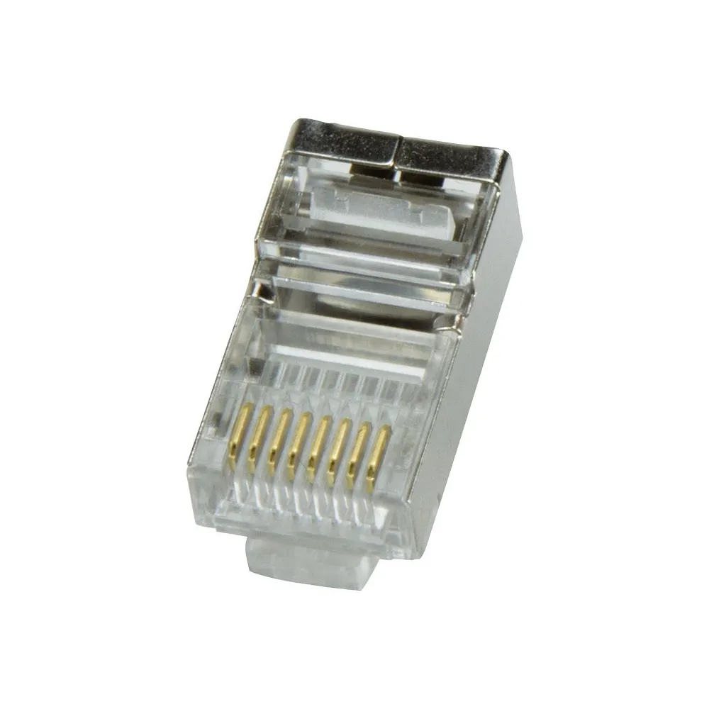 Mufa rj-45 logilink pt. cablu ftp sftp cat5e rj-45 (t) ecranat plastic cu metal 100 buc mp0003 Logilink - 1