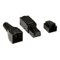 Mufa rj-45 logilink pt. cablu utp cat6a rj-45 (t) neecranat plastic manson pentru cablu solid/litat awg22-26 1 buc mp0045 Logili