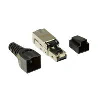 Mufa rj-45 logilink pt. cablu ftp sftp cat6a rj-45 (t) ecranat aliaj zinc ecranat manson pentru cablu solid/litat awg22-26 1  Lo
