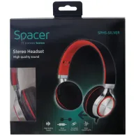 Casti  spacer cu fir standard utilizare multimedia microfon pe fir pliabile banda ajustabila conectare prin jack 3.5 mm x 2 r Sp