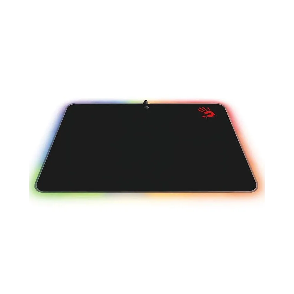 Mouse pad a4tech rgb gaming gaming cu led cauciuc si material textil 358 x 256 x 2.6 mm negru mp-50rs A4tech - 1