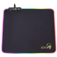 Mouse pad genius gx-pad 300s rgb gaming  cu led cauciuc si material textil 320 x 270 x 3 mm negru  iluminat rgb 31250005400 Geni