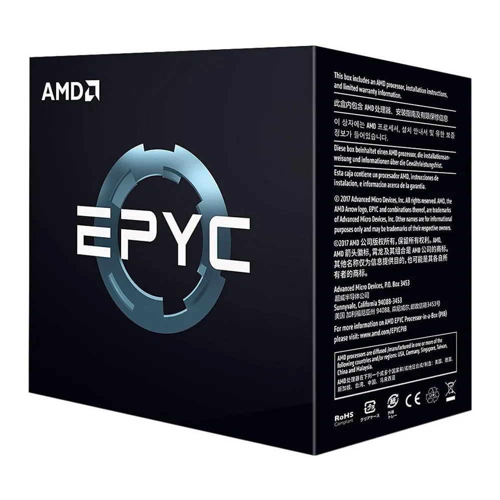 Amd cpu epyc 7000 series 16c/32t model 7351 (2.4/2.9ghz max Amd - 1