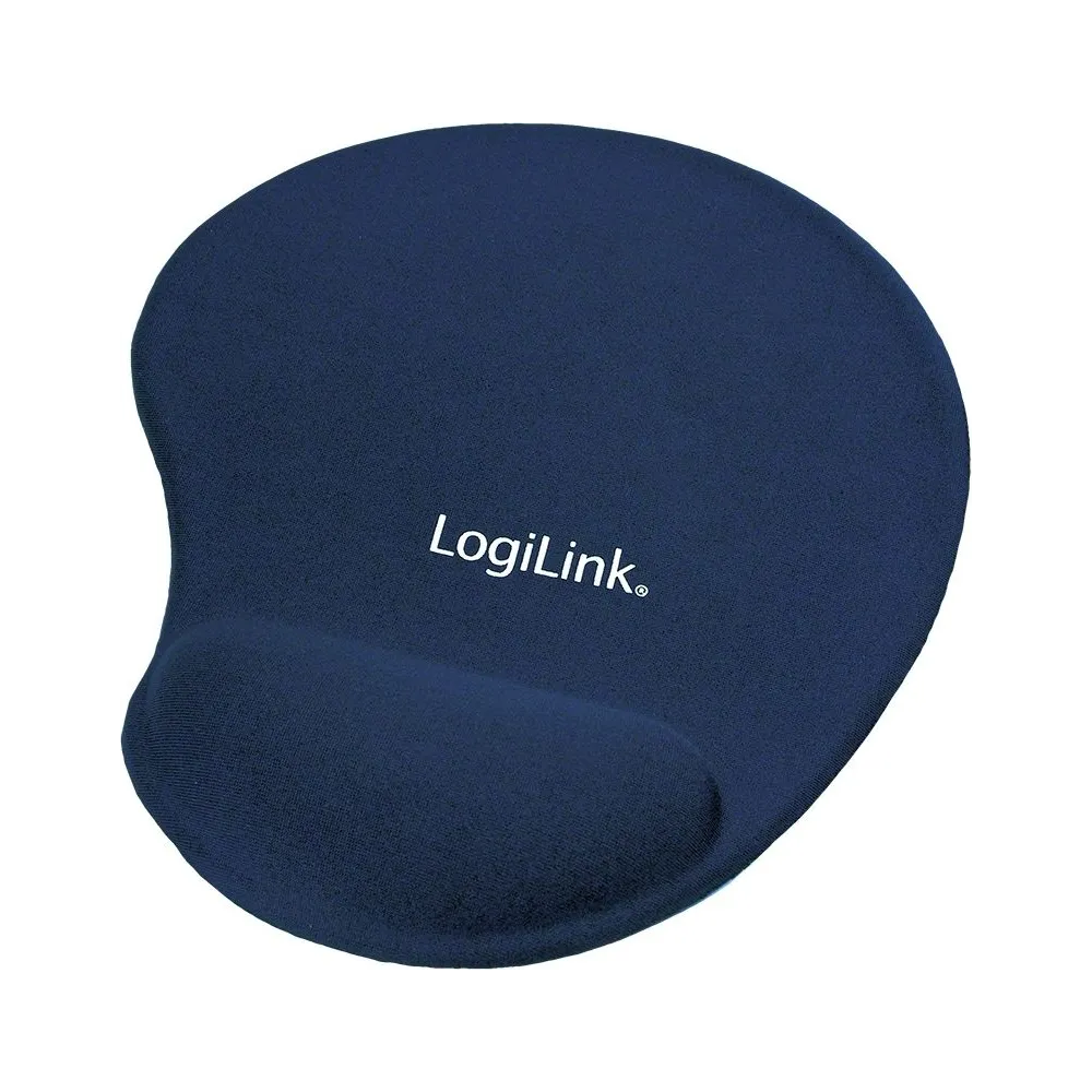 Mousepad logilink cauciuc si gel 300 x 220 x 3 mm albastru id0027b Logilink - 1
