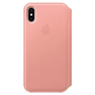 Apple iphone x leather folio - soft pink   (seasonal spring2018) mrgf2zm/a Apple - 1