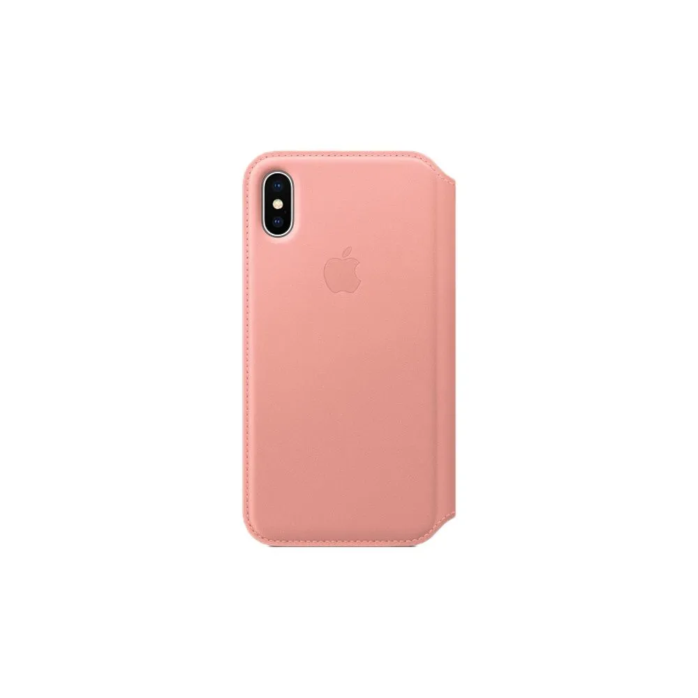 Apple iphone x leather folio - soft pink   (seasonal spring2018) mrgf2zm/a Apple - 1