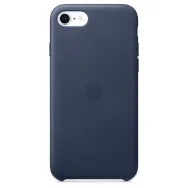 Apple iphone se2 leather case - midnight blue mxyn2zm/a Apple - 1