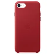 Apple iphone se2 leather case - (product)red mxyl2zm/a Apple - 1