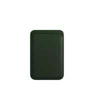 Apple iphone leather wallet with magsafe - sequoia green mm0x3zm/a Apple - 1