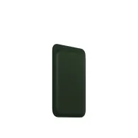 Apple iphone leather wallet with magsafe - sequoia green mm0x3zm/a Apple - 1