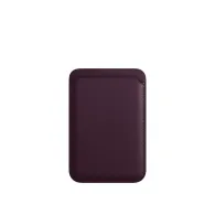 Apple iphone leather wallet with magsafe - dark cherry mm0t3zm/a Apple - 1